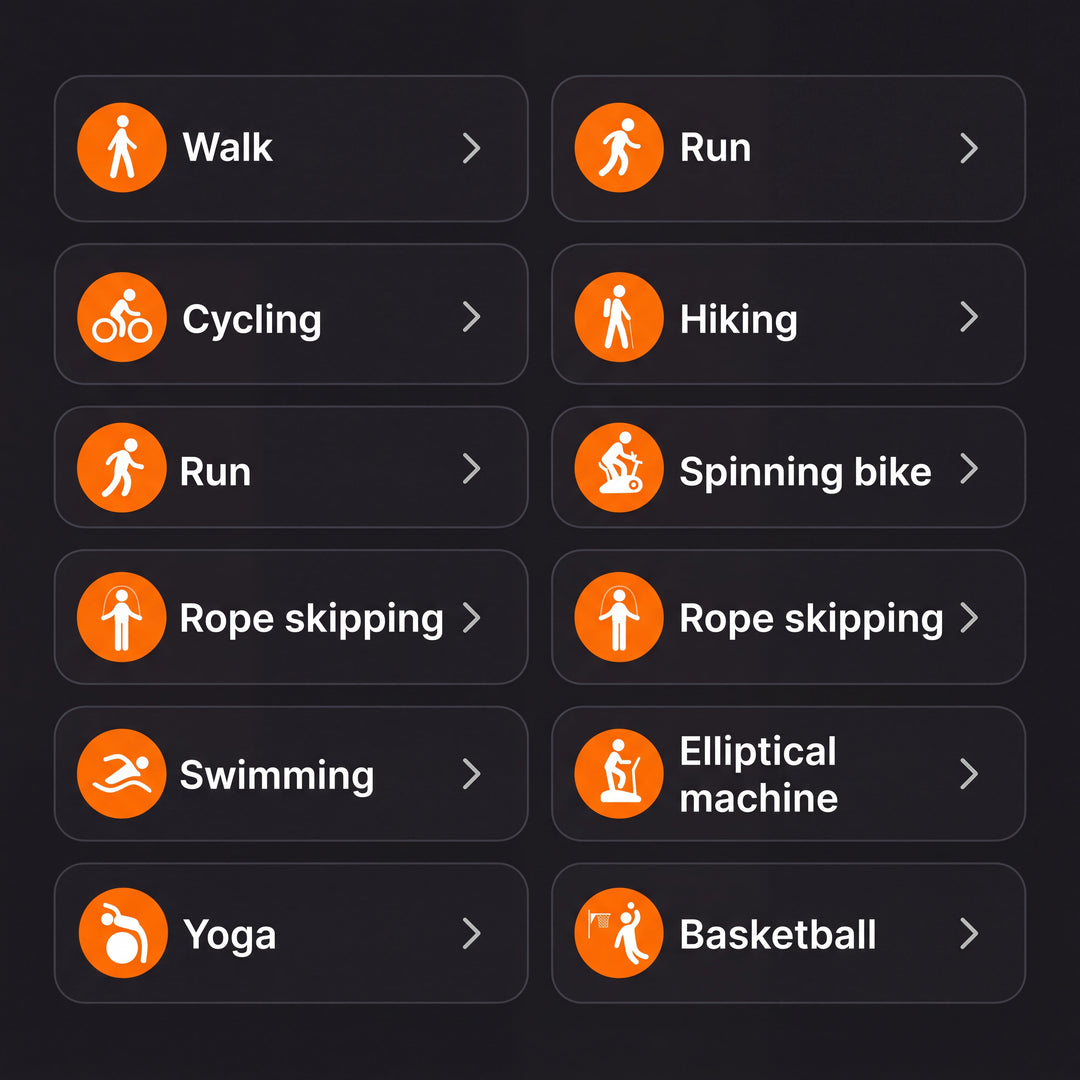 Workout modes